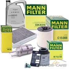 MANN-FILTER INSPEKTIONSPAKET FÜR AUDI A1 SEAT IBIZA SKODA VW POLO 6R 1.2 1.4 TSI