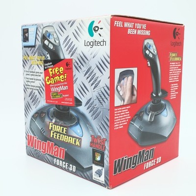NEVER USED Logitech WingMan Force 3D Force Feedback USB Joystick Superbike Game