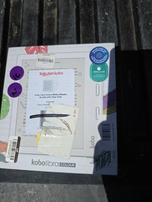 Kobo Libra Colour eReader 7'' Glare-Free Colour E Ink - White SEALED
