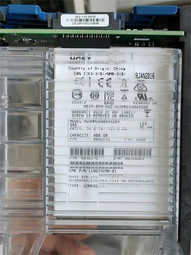 EMC V4-VS6FX-400 400 GB 005051162 005051163 SAS 3,5" LFF SSD unità a stato solido - Foto 3 di 3