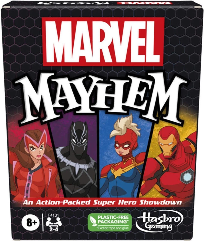 Marvel Mayhem Card Game Ages 8+ Fun Game for Marvel Super Hero Fans 2-4 Players - Image 2 of 4