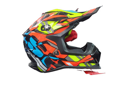 MX700 Subverter EVO Rascal Full Face MX Motor Cycle Helmet Gloss Black 700-1123