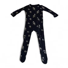 Kyte Baby Black Floral Bamboo Sleeper Pajamas Size 18–24M