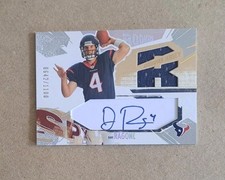 2003 SPX DAVE RAGONE ROOKIE JERSEY AUTOGRAPHED CARD /1100 LOUISVILLE TEXANS . rookie card picture