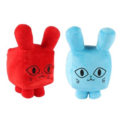 1pcs 21cm Titanic Balloon Cat Plush Toy Pet Simulator X Game Toys Red Blue