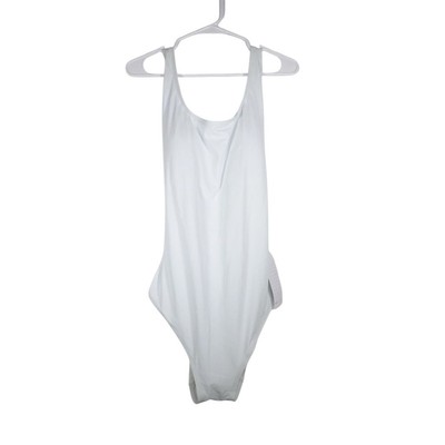 Fair Andie Swim Women's 2XL Tulum Sample White One Piece Swimsuit *Read* 2143