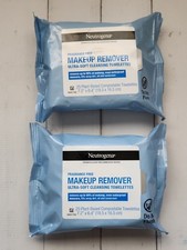  Pack of 2 Neutrogena Fragrance Free Makeup Remover Cleansing Towelettes, 25 Ct