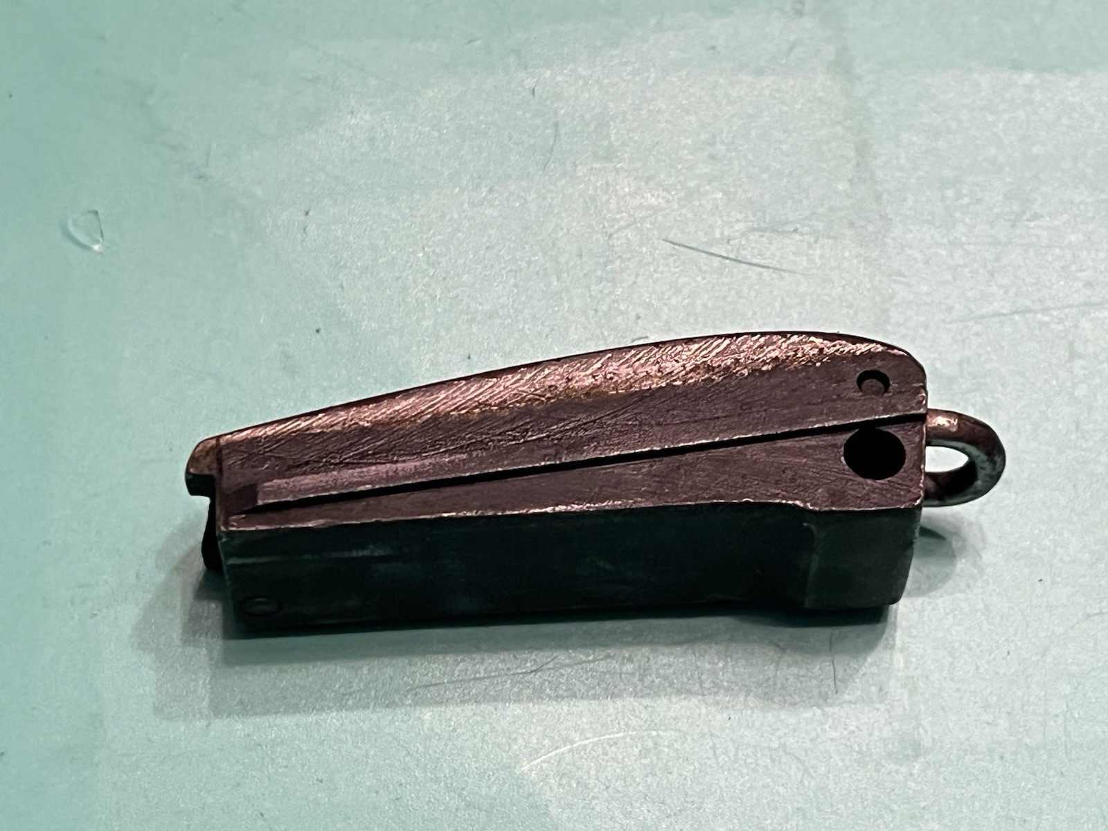 USED WWII COLT 1911 A1 CHECKERED MAINSPRING HOUSING LOOP POLISHED *ROUGH*