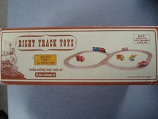 Wooden Train Track 52 Piece Set-18 Feet of Track Expansion - 5 Distinct Pieces -