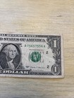 Trinary Fancy Serial Number,  One Dollar Bill B 75657556 2017 A — photo 2