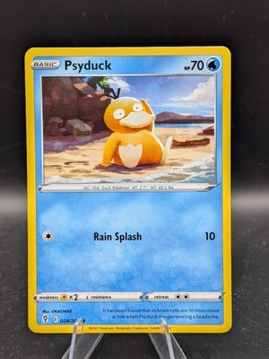 Pokemon TCG Psyduck 024/203 Evolving Skies Regular Common Near Mint