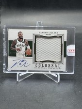 2023 Panini National Treasures Damian Lillard Colossal Jumbo Patch Auto /25 Buck