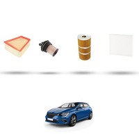 Hoffcar Wartungskit - 4 Filter FüR Renault Megane Iv 1.5 Dci 66KW Ab 2015
