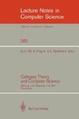 Category Theory and Computer Science Hardcover