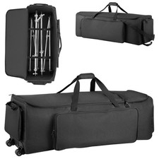 Uimoso Durable Drum Hardware Bag with Wheels for Stand and Accessory Storage