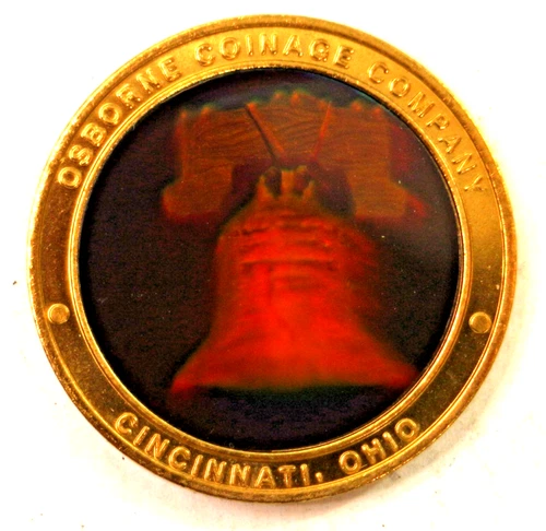 OSBORNE Coinage Company Token Coin liberty Bell Hologram