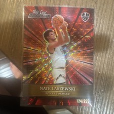 2022 Wild Card Alumination - Red Chase-Mosaic #ABC-64 Nate Laszewski /299 (RC)