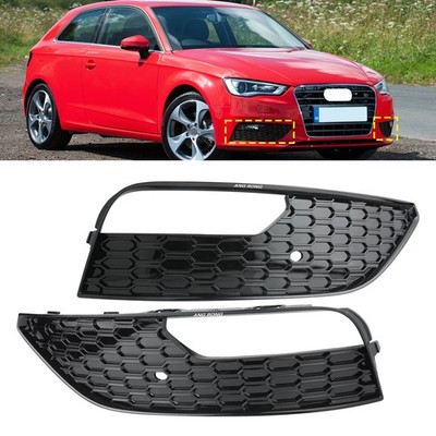 Waben Gitter Lüftungsgitter Grill Nebelscheinwerfer für Audi A3 S3 8V 2012-2016