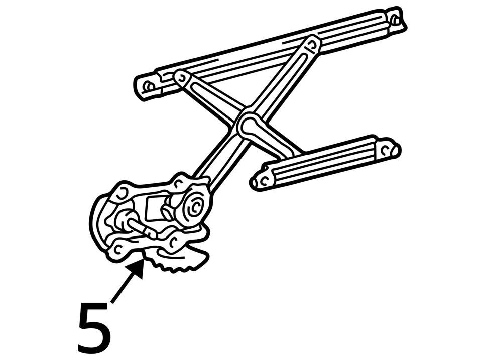 Regulador de ventana delantera izquierda conductor Lexus Es330 2004-2006 U5KC9 Foto 4 de 4