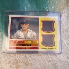 CODY BELLINGER 2025 Topps Heritage Clubhouse Collection Dual Relic #CCSDR-CB