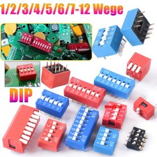 Interruttore DIP pressostato basculante interruttore codificatore 1 2 3 4 5 6 7 8 9-12 vie