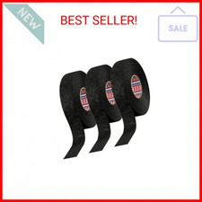 tesa 51608 Noise Damping PET Fleece Automotive Wire Harness Tape, Black, 19mm x