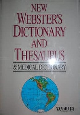 New Webster's Dictionary and Roget's Thesaurus Hardcover Author N