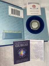 Medaglia D'argento 925 Giubileo 2000 Proof In FDC