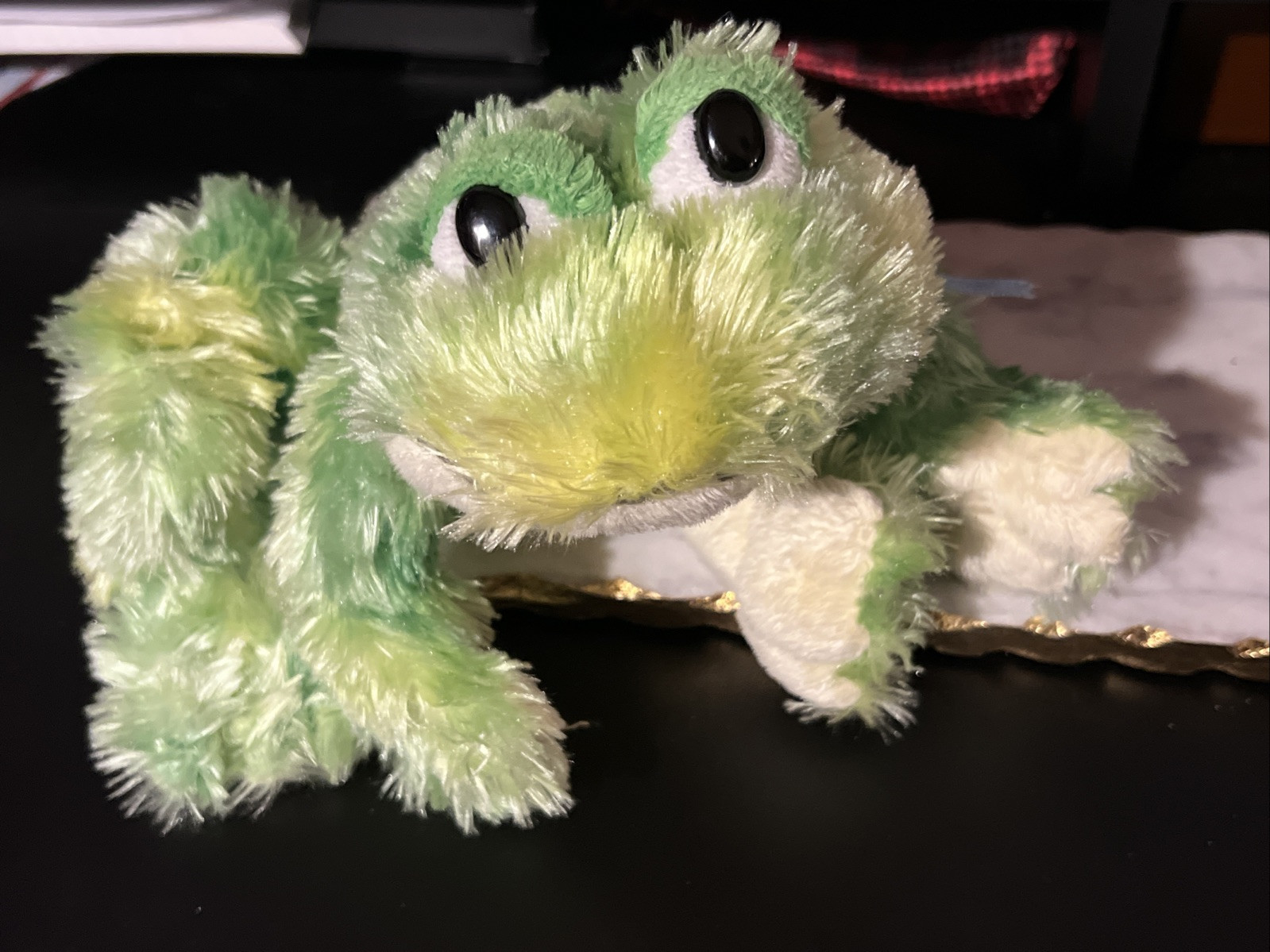 Ganz Webkinz Tie Dye Frog Green Stuffed Animal HM162 Plush Toy 8
