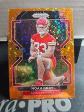 2021 Panini Prizm Football - Noah Gray No. 418 Orange Disco Prizm RC