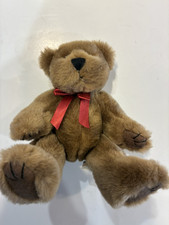 First  Main Tiny Teds Brown Christmas Bear 5  Cute Plush Pre-Owned