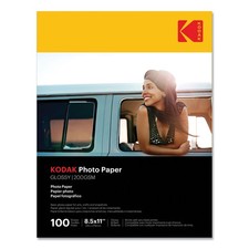 Photo Paper 8 mil 8.5 x 11 Glossy White 100/Pack 41183