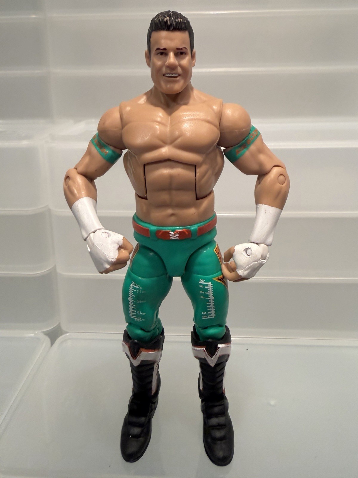 WWE Mattel - Elite 15 - Evan Bourne - Matt Sydal AEW TNA - Green Tights