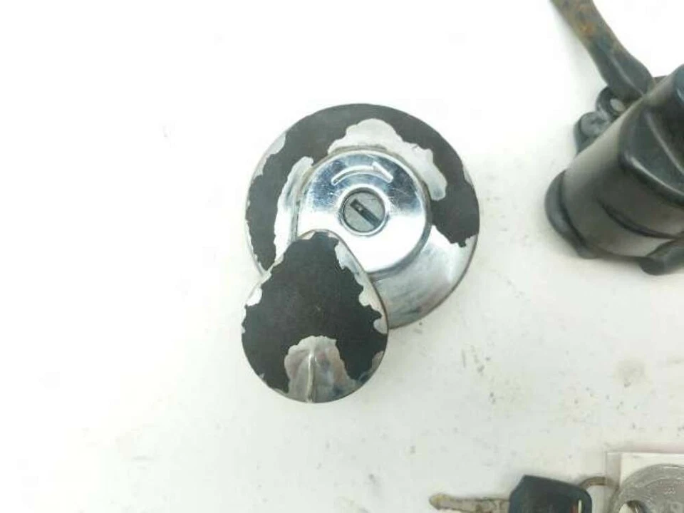 12 Honda VT750 Shadow Phantom conjunto de trava interruptor de ignição tampa e chave - Imagem 4 de 4