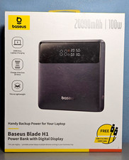 Baseus Blade H1 - Power Bank with Digital Display - Black - New & SEALED!