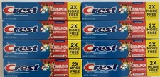 8 CREST Plus Cinnamon Expressions CINNAMON RUSH + Whitening Toothpaste 2.3 oz.
