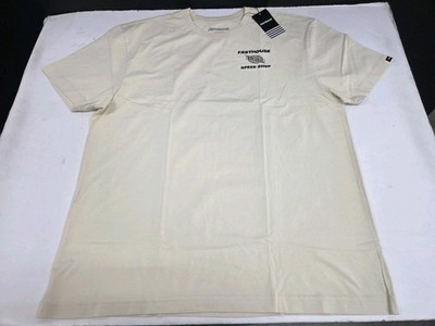 NWT Fasthouse Speed Shop Mens T Shirt Light Tan Graphic Print Size 2XL #8178