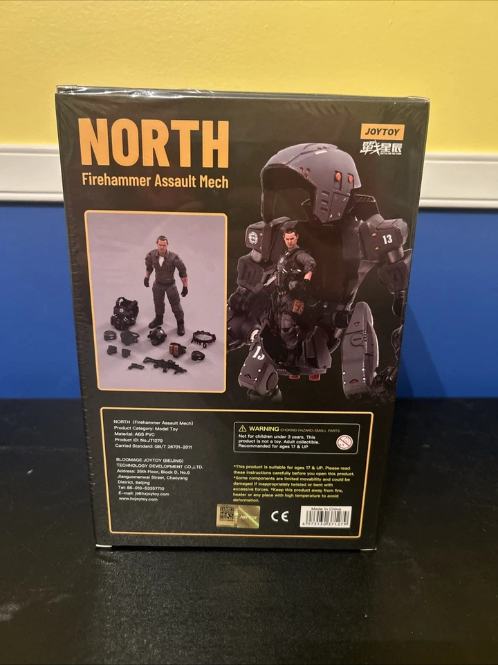 JoyToy North Firehammer Assault Mech 1:18 Scale Model JT1279 Factory Sealed - Image 3 of 4