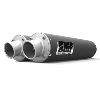 HMF for Polaris RZR PRO XP 2022-2022 Gun Metal Dual Slip On Exhaust 035755638771
