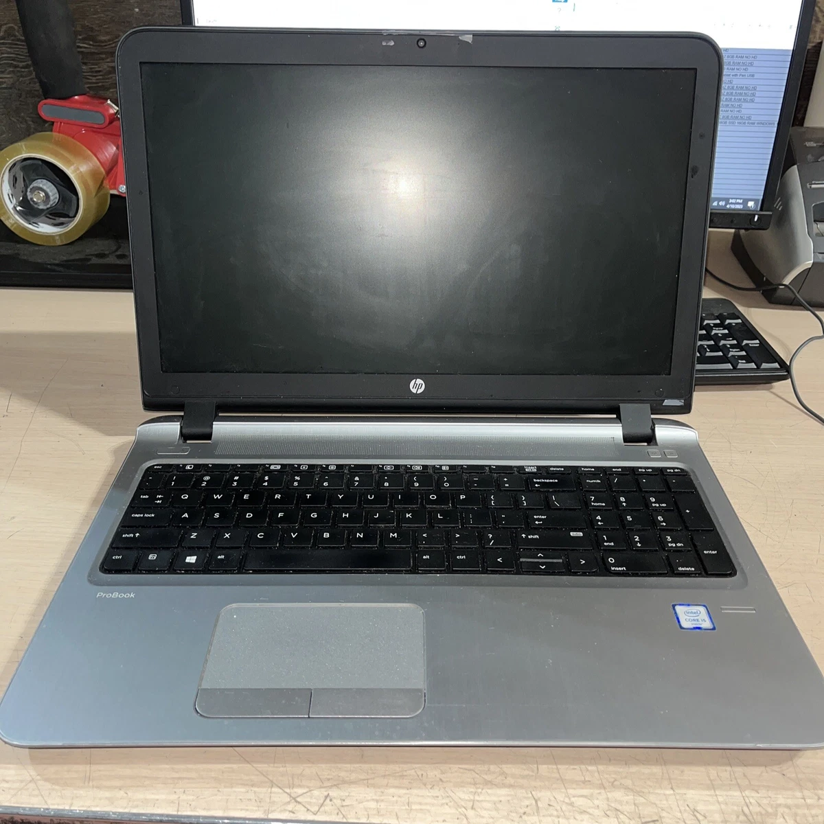 HP PROBOOK 450 G3 INTEL CORE I5 6200U 2.30GHZ 4GB RAM NO HD