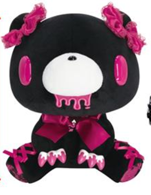 Chax GP Gloomy Lace up Variation Plush Doll Bear Taito 2024 Black