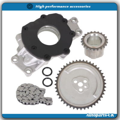 Engine Oil Pump Kit & Timing Chain For Chevrolet GM 4.8L 5.3L 6.0L LS1 LS2 LS3