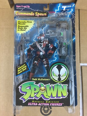 Commando Spawn Deluxe Edition Action Figure 1995 McFarlane Toys 10111 --READ