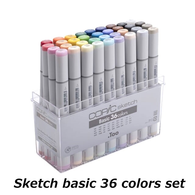 Too Copic sketch 24 / 36 Colors set / Free Select genuine