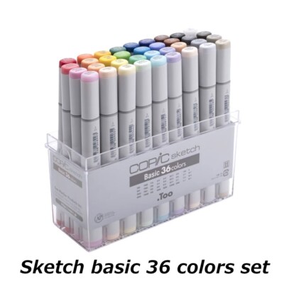 【値下げしました】Copic sketch 36色　(オマケ付) Amazon.com: Too Copic Sketch Basic 36 Color Set