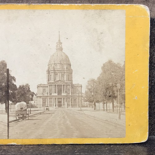Tomb of Napoleon Herve & Debitte Paris France 1800’s Vintage Stereoview Card - Picture 3 of 7
