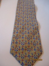 Jos A Bank Blue Silk Neck Tie