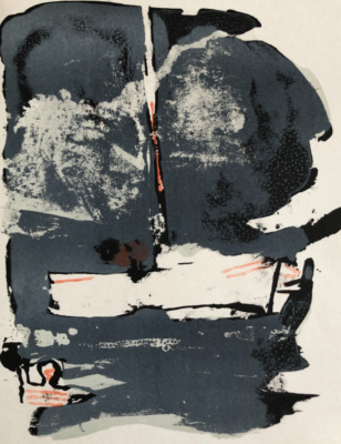 Vintage Lithograph – Paul Guiramand (1926–2007) – Abstract