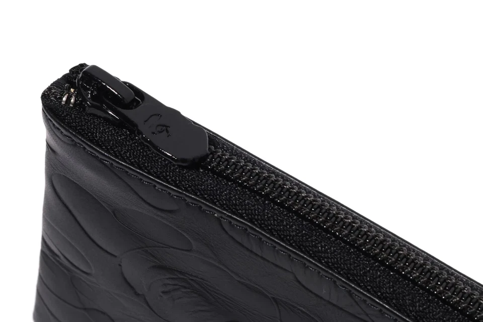 BAPE A Bathing Ape SOLID CAMO LEATHER WALLET #3 M CAMO Japan 1K30190013 - Image 4 of 4