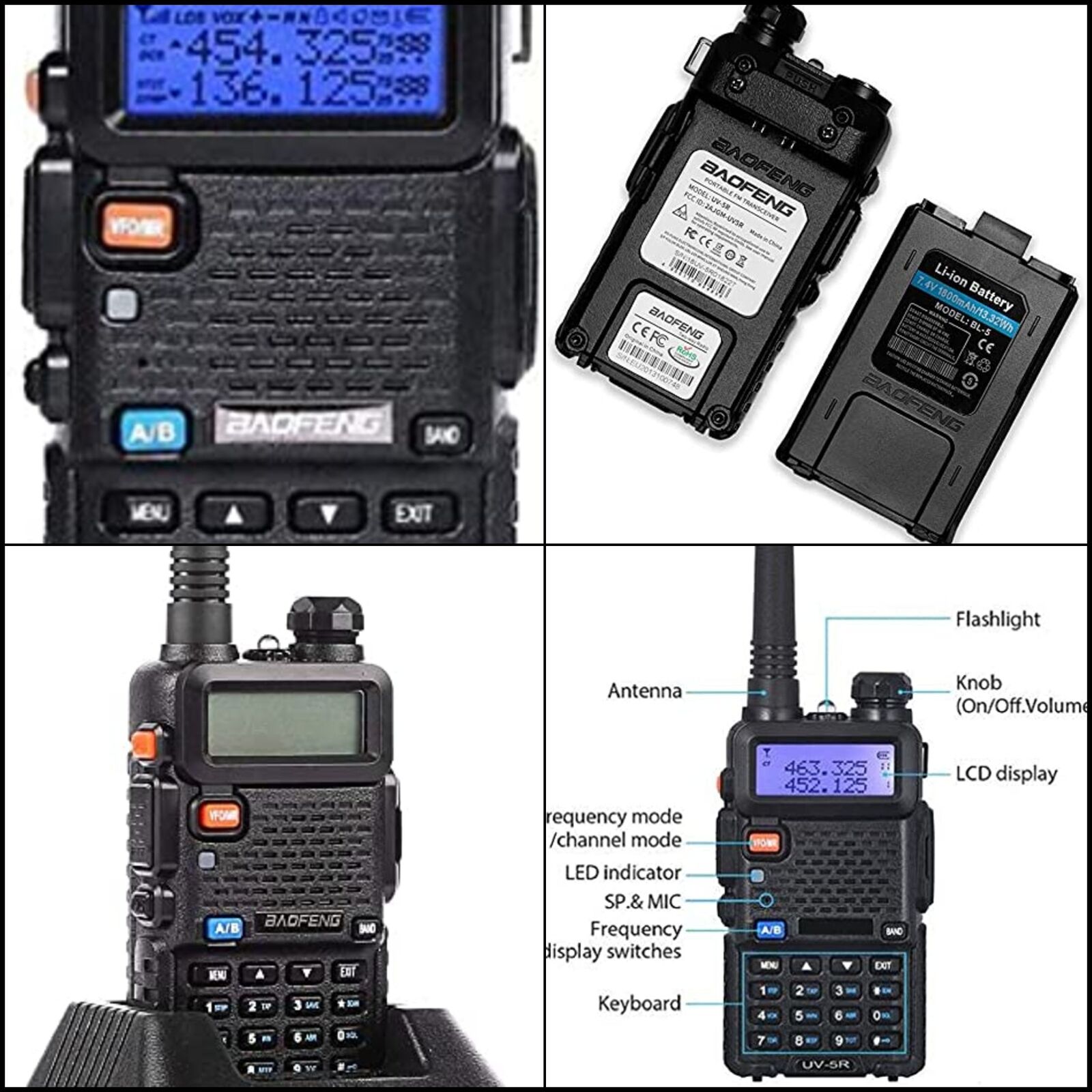 Digital Handheld Radio Scanner Fire Police VHF FM EMS Ham 2 Way Transceiver  Dual 818692421726